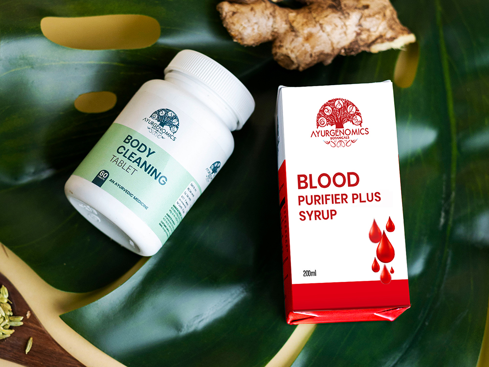 Body Cleaning Tablet + Blood Purifier Syrup Image